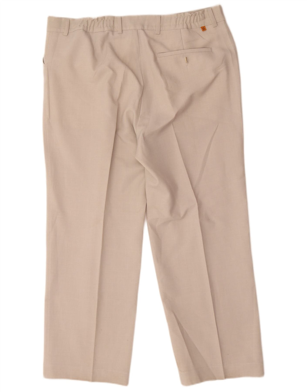 Farah Straight Casual Bukser til mænd W38 L26 Beige Polyester