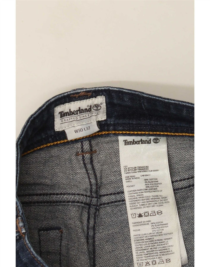 Timberland Dame Slim Jeans W30 L32 Marineblå Bomuld