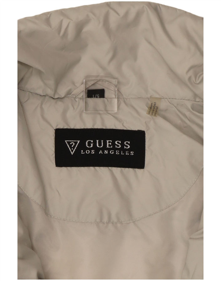 Guess Polstret jakke til kvinder UK 16 Large Grå