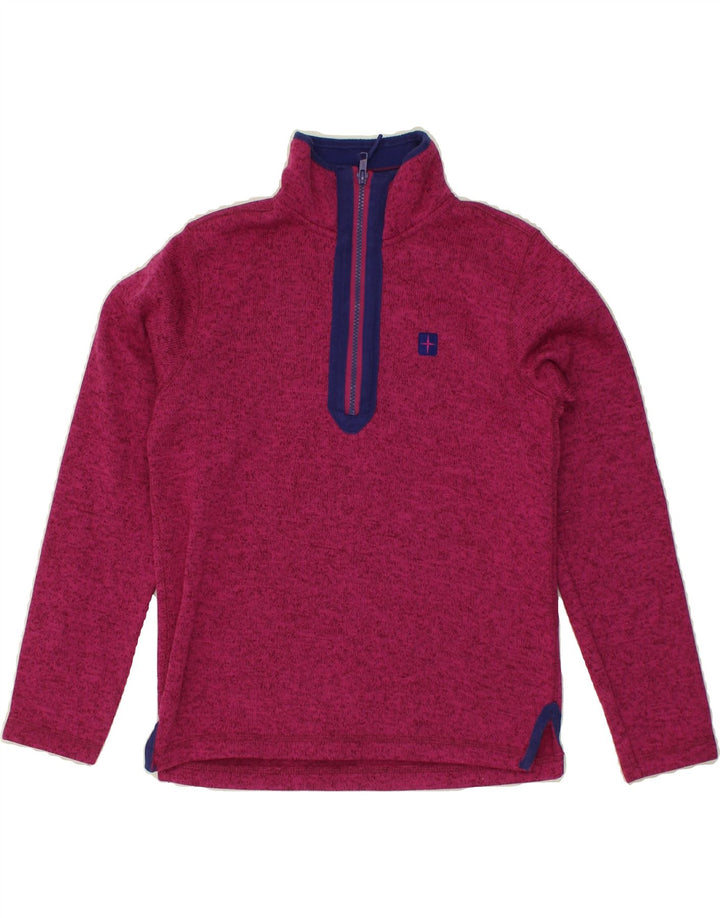 MOUNTAIN WAREHOUSE Girls Sweatshirt Jumper 11-12 Years Pink Polyester | Vintage Mountain Warehouse | Thrift | Second-Hand Mountain Warehouse | Used Clothing | Messina Hembry 