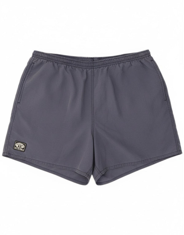 Animal Womens Sports Shorts UK 14 Large Navy Blue Polyamide