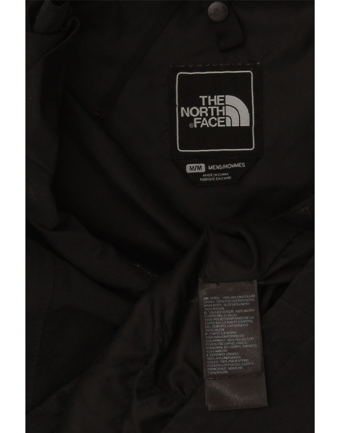 The North Face Herre Hyvent Regnjakke UK 38 Medium Sort Nylon