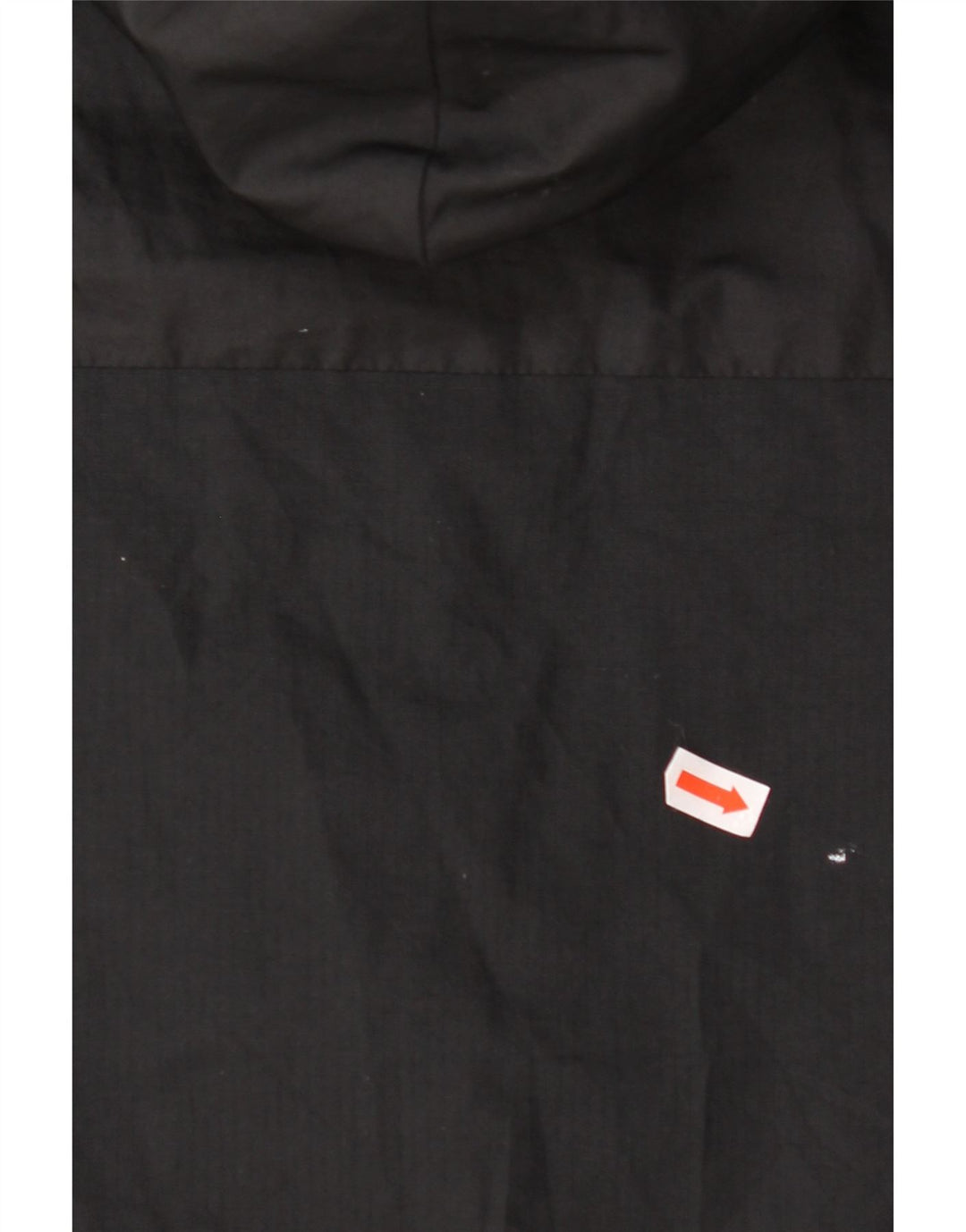 ADIDAS Mens Hooded Rain Jacket UK 34 XS Black Polyester