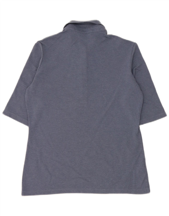 Lacoste Dame Slim Fit Polo Shirt Størrelse 40 Medium Blå Bomuld