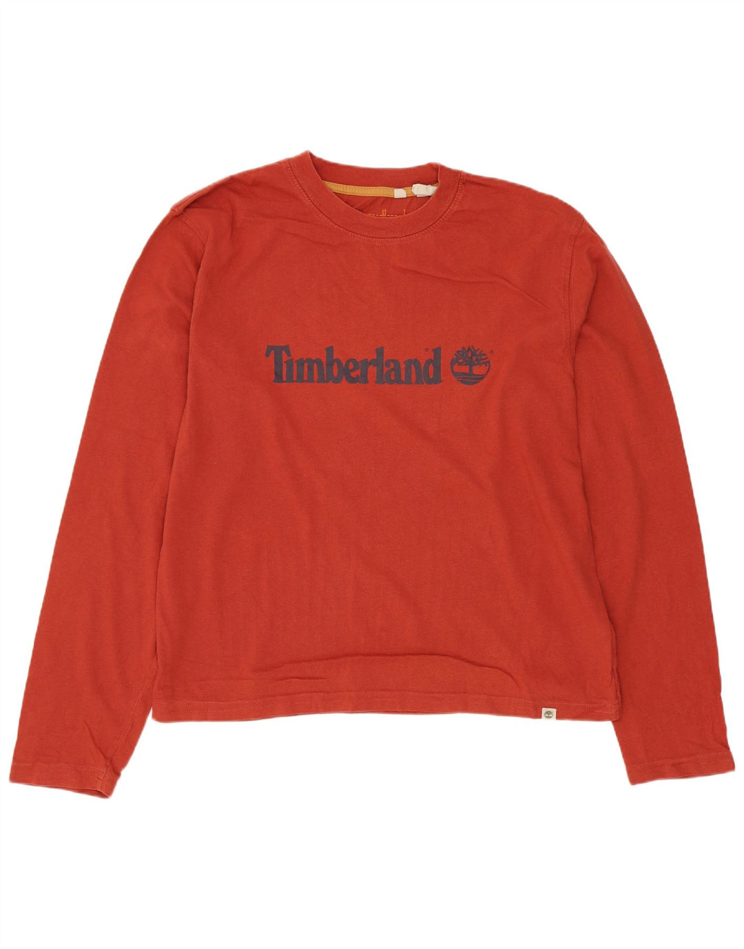 Timberland Herre grafisk top langærmet medium rød bomuld