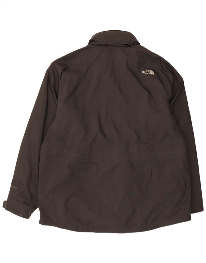 The North Face Regnjakke med hætte til mænd UK 44 2XL Sort Polyester