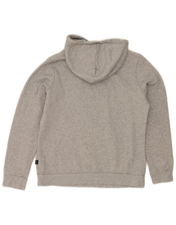 Puma Graphic Hoodie Jumper UK 12 Medium Grey Bomuld