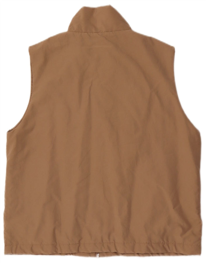 Marella Dame Gilet IT 44 Medium Brun Polyester