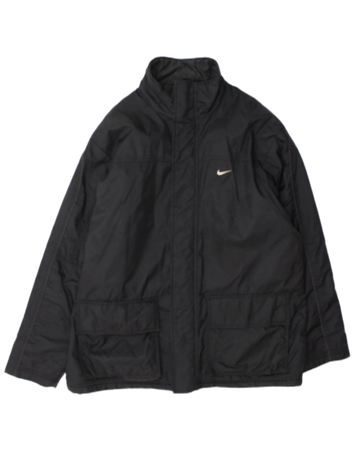 Nike Herre Windbreaker Jacket UK 45/47 XL Sort Nylon
