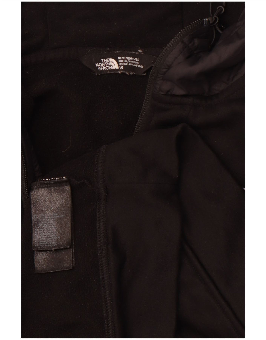 THE NORTH FACE Hættetrøje med lynlås til mænd Stor sort polyester