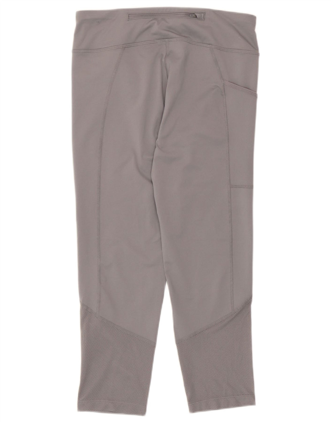 Nike Dame Dri Fit Capri Leggings UK 10 Small Grå Polyester