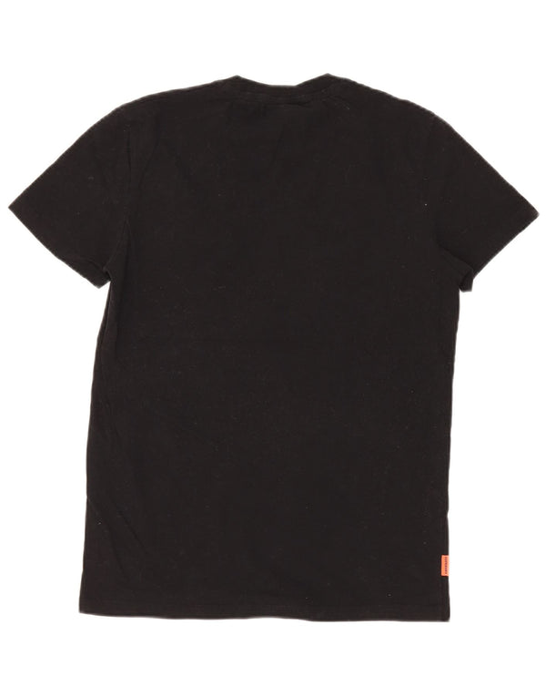 Superdry Herre T-Shirt Top Medium Sort Bomuld