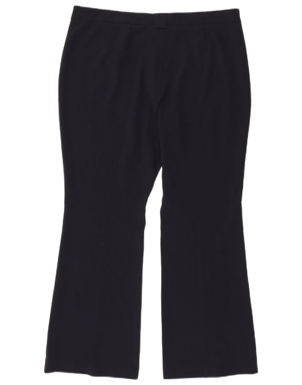 Marks & Spencer Dame Casual Bukser UK 16 Large W36 L30 Navy Blue