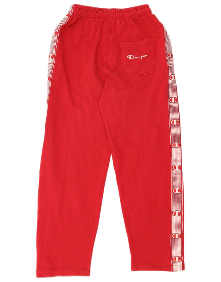 Champion Dame grafisk træningsdragt Bukser UK 12 Medium Red Colourblock
