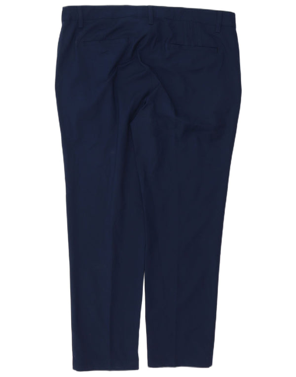 ADIDAS Lige Chino-bukser til mænd W36 L30 Marineblå polyester