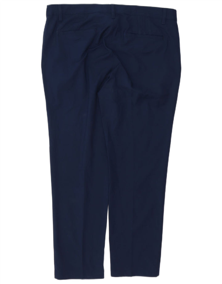 ADIDAS Lige Chino-bukser til mænd W36 L30 Marineblå polyester