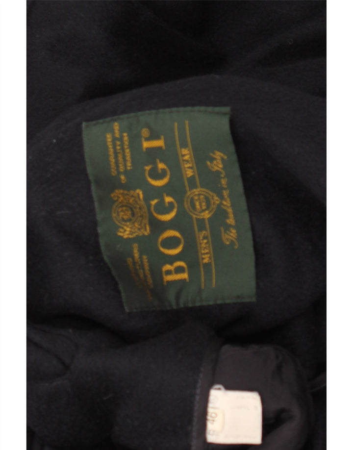 Boggi Herre Overfrakke UK 46 3XL Marineblå Uld