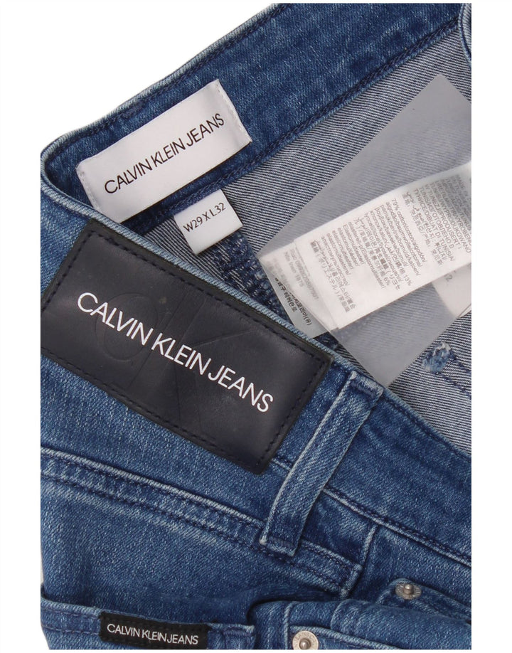 Calvin Klein Herre Slim Jeans W29 L27 Blå Bomuld