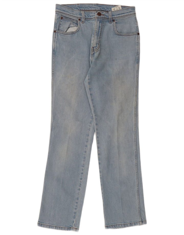 Wrangler Womens Regular Fit Straight Jeans W30 L32 Blå Bomuld
