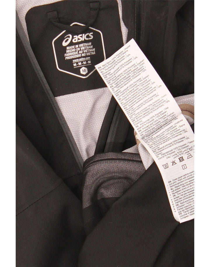 Asics Dame Hættetrøje Topjakke UK 14 Medium Sort Polyester