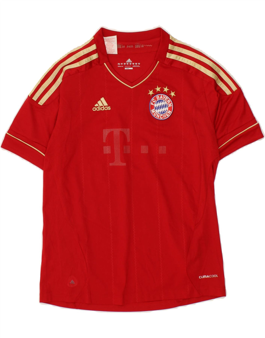 ADIDAS Boys Climacool Graphic T-Shirt Top 11-12 Years Red Polyester Vintage Adidas and Second-Hand Adidas from Messina Hembry 
