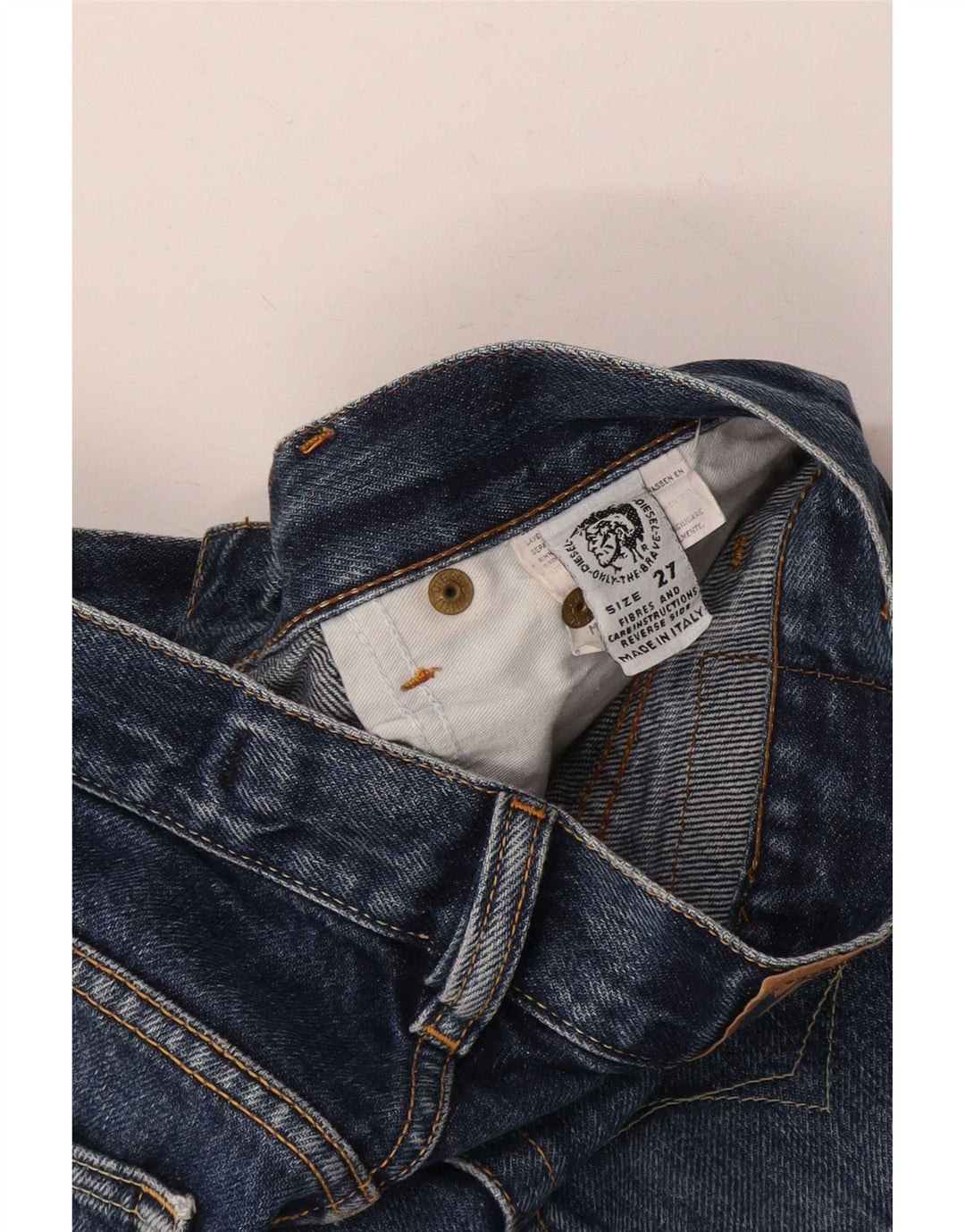 Diesel Herre Slim Jeans W27 L31 Blå Bomuld