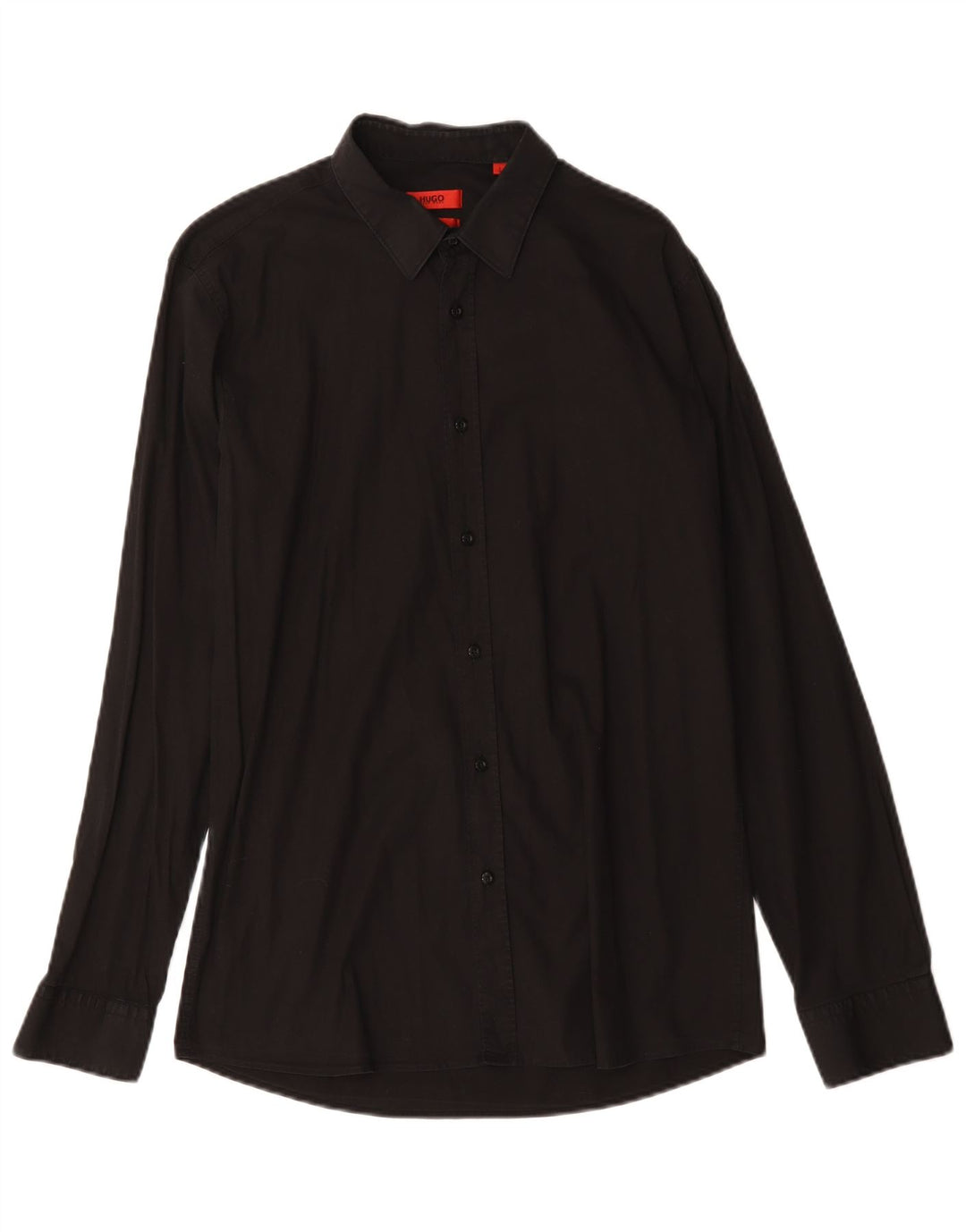 Hugo Boss Herre Slim Fit skjorte Stor sort bomuld