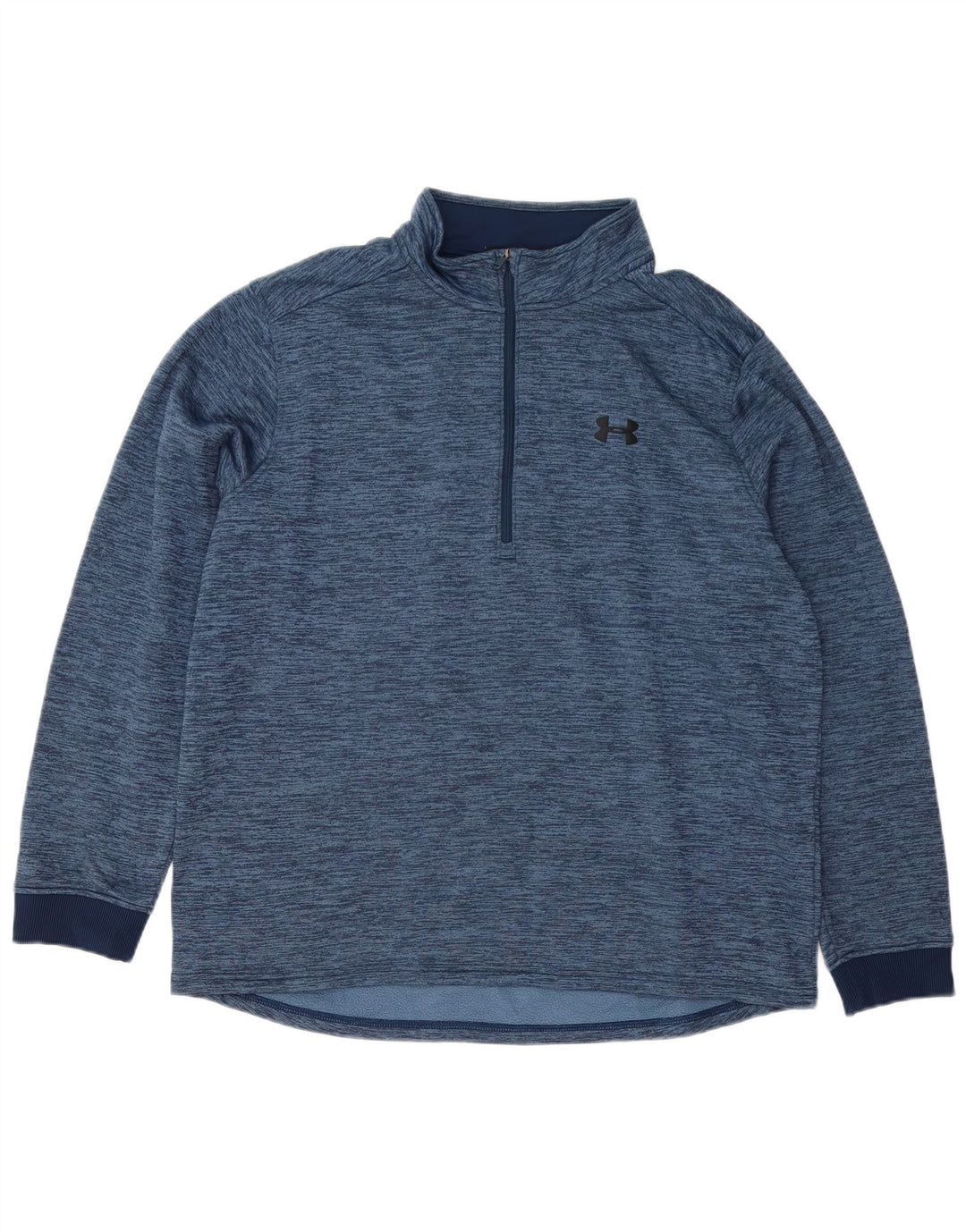 Under Armour Herre Cold Gear Pullover Træningsdragt Top XL Navy Blue Flecked