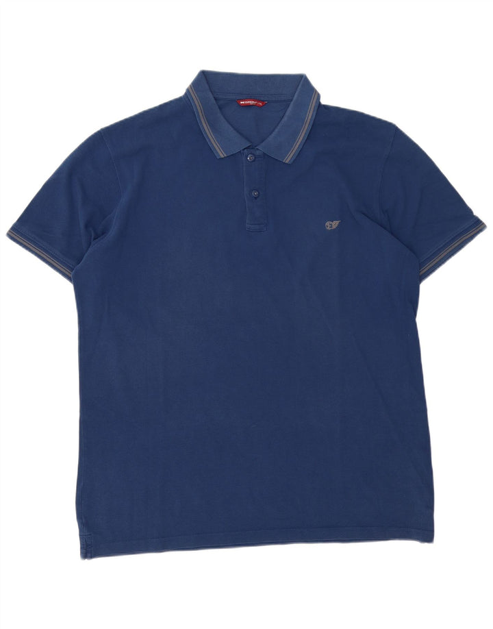 Carrera herre poloshirt 2XL blå bomuld