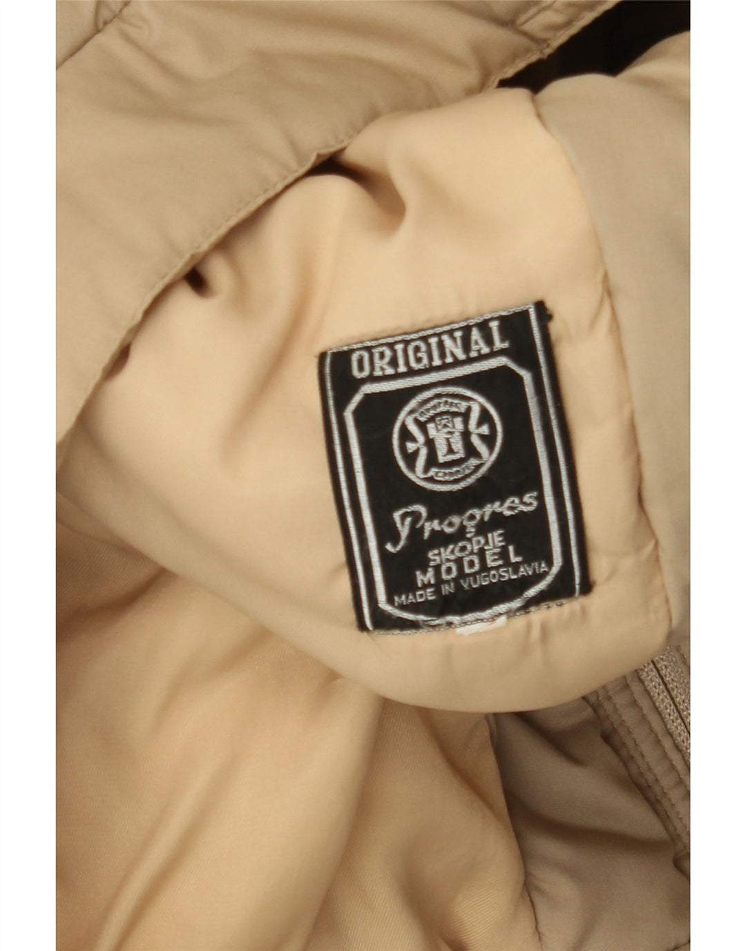 Vintage Herre Military Utility Jacket UK 42 XL Beige