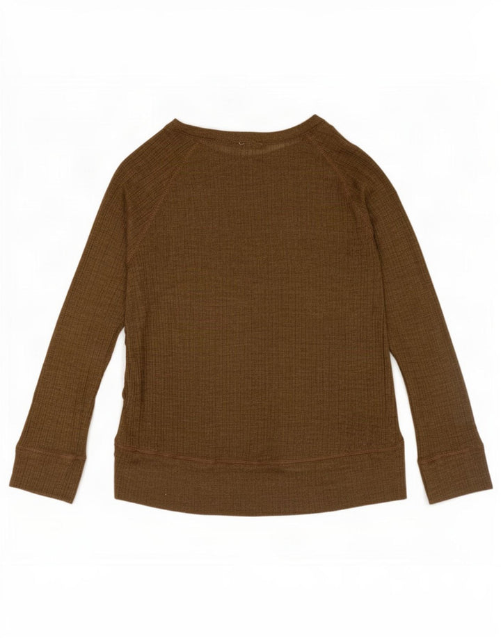 Zara Dametop Langærmet UK 14 Medium Khaki
