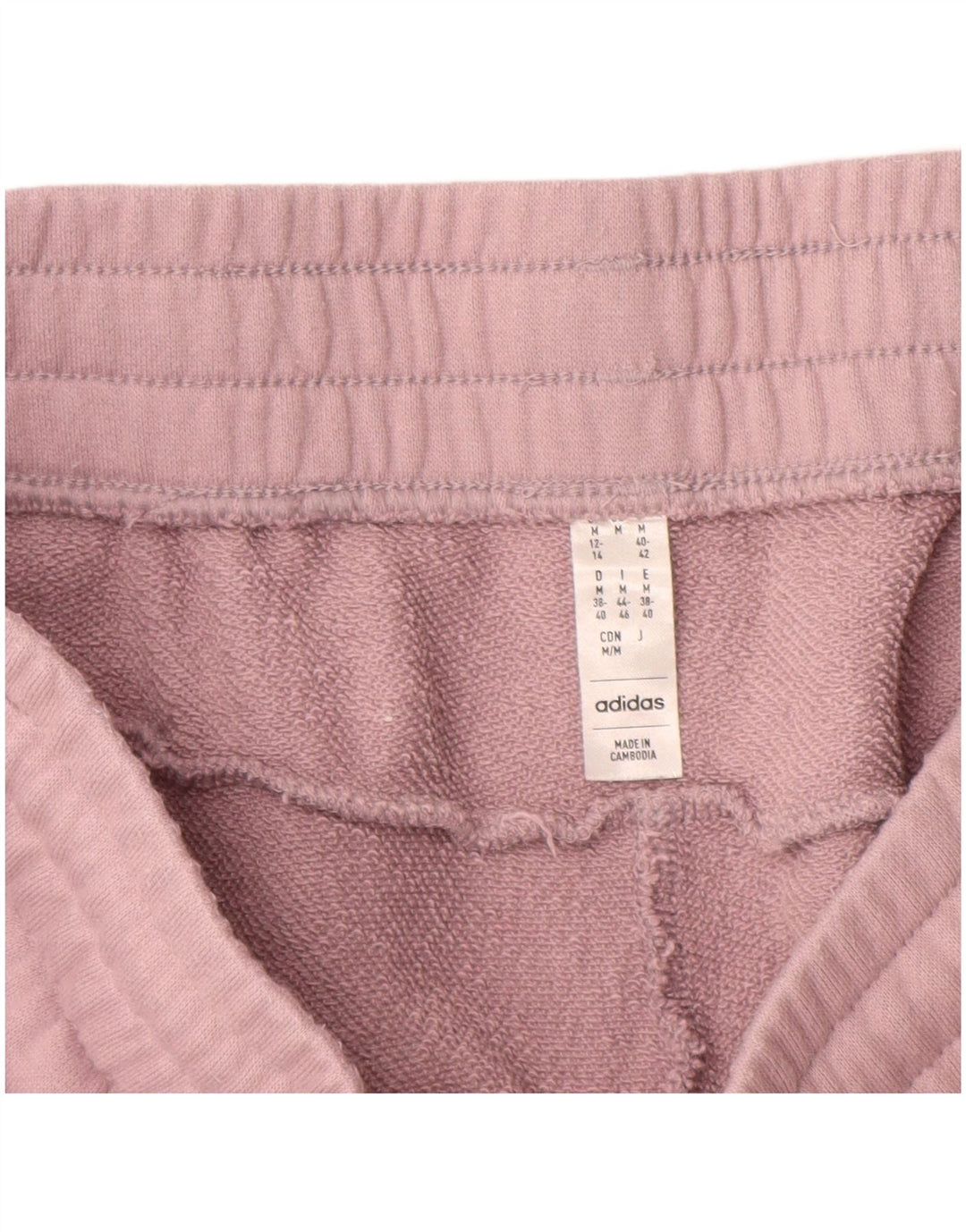 ADIDAS grafisk hel træningsdragt til kvinder 12/14 medium lilla bomuld