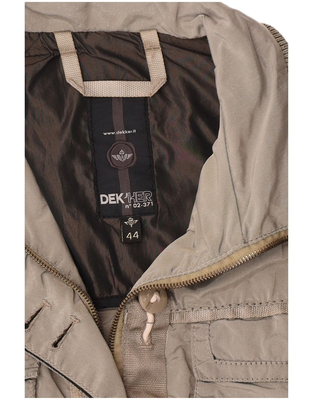 Dekker Womens Utility Jacket IT 44 Medium Grå