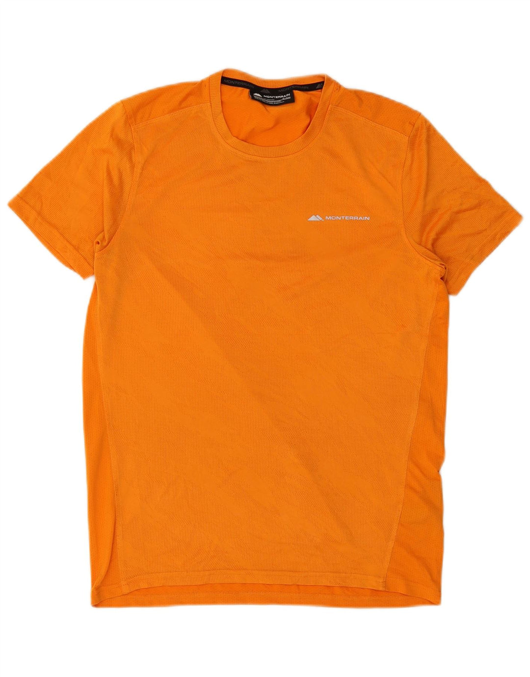 Monterrain Herre T-Shirt Top Lille Orange Polyester