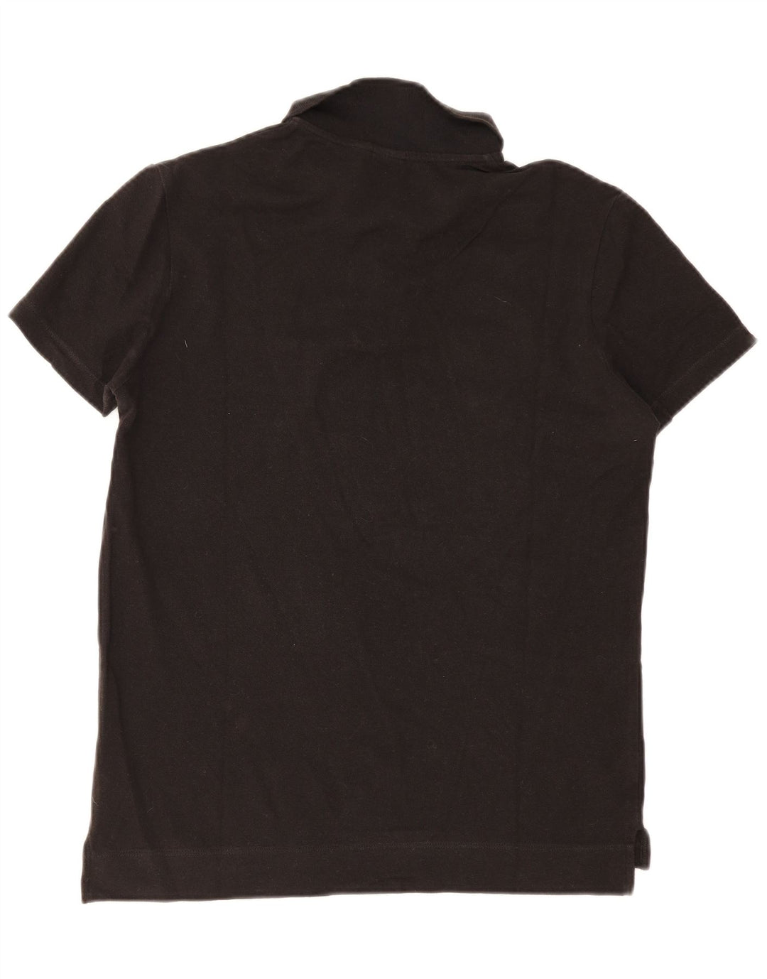 Calvin Klein Herre Polo Shirt IT 48 Medium Sort Bomuld
