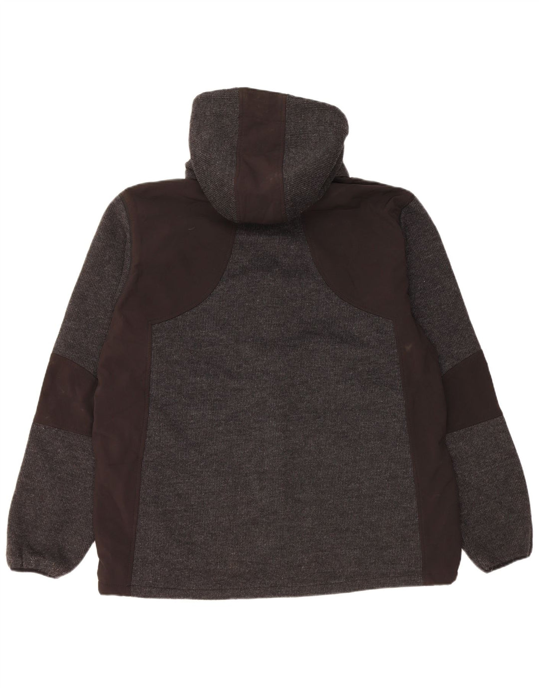 MOUNTAIN WAREHOUSE Træningsdragt med hætte til mænd Topjakke 2XL Grå Colourblock