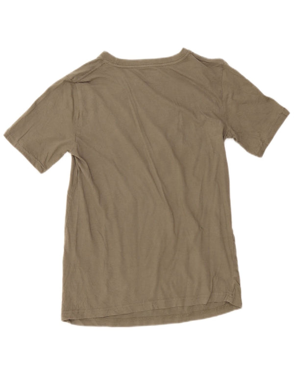 Hurley Boys Grafisk T-Shirt Top 12-13 år Stor Khaki Bomuld