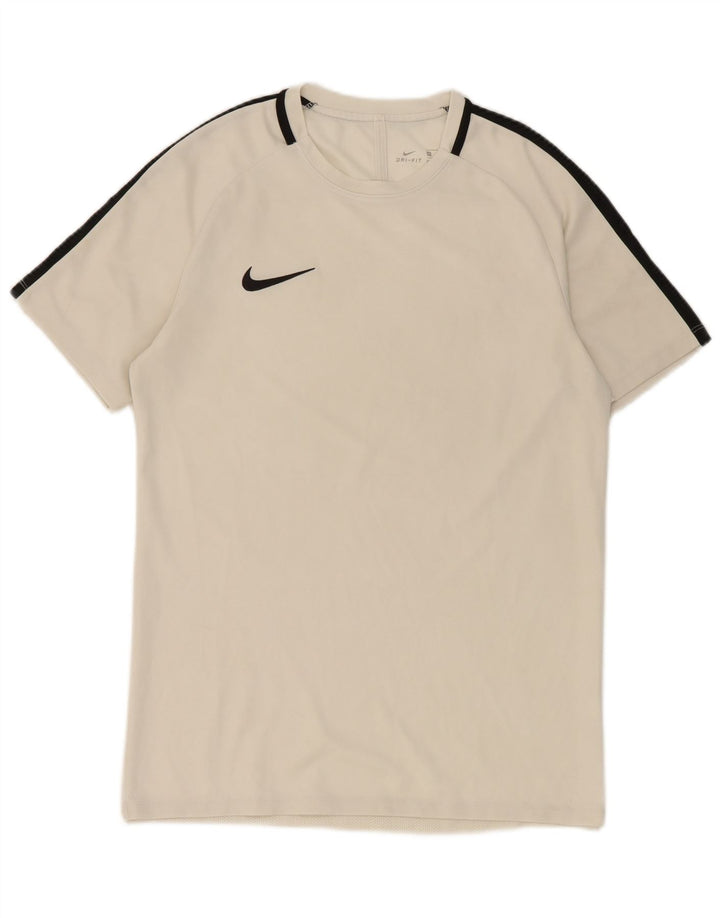 Nike Herre Dri Fit T-shirt Top Medium White
