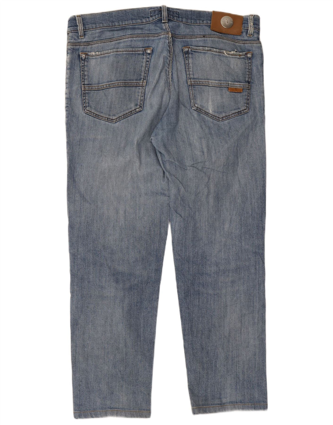 Trussardi Lige Jeans til kvinder W35 L27 Blå