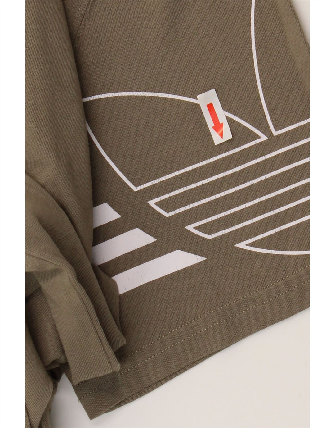Adidas grafisk t-shirt til mænd, medium Khaki Bomuld