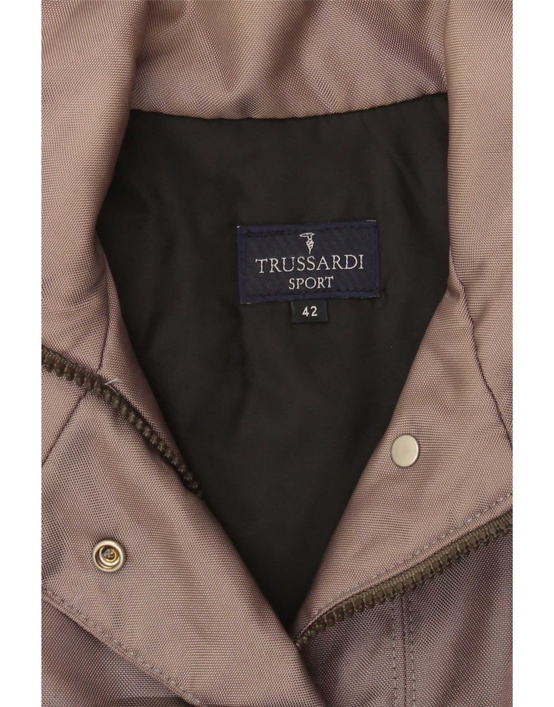 Trussardi Dame Windbreaker Jacket IT 42 Medium Grey