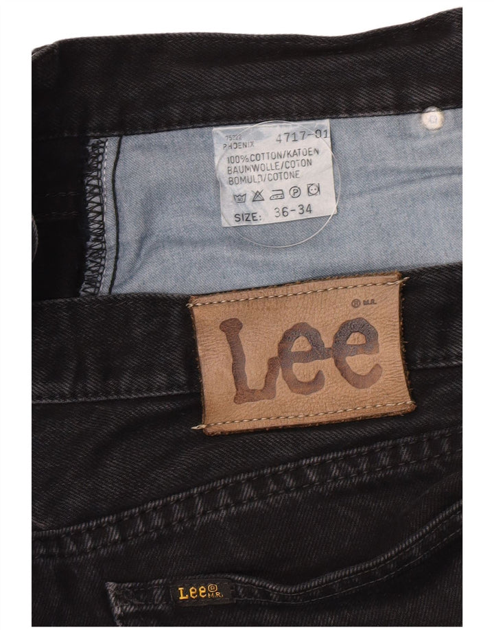 Lee Herre Phoenix Tapered Jeans W36 L34 Sort bomuld