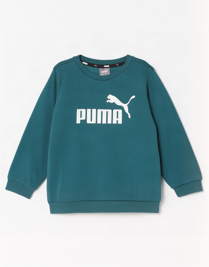 Puma Boys Grafisk Sweatshirt Jumper 2-3 år Grøn Bomuld