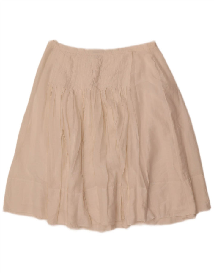 Ralph Lauren Dame A-Line nederdel US 10 Large W30 White Bomuld