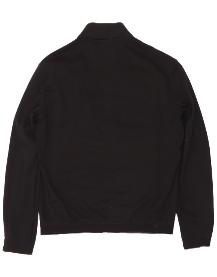 Zara herre træningsjakke topjakke medium sort nylon