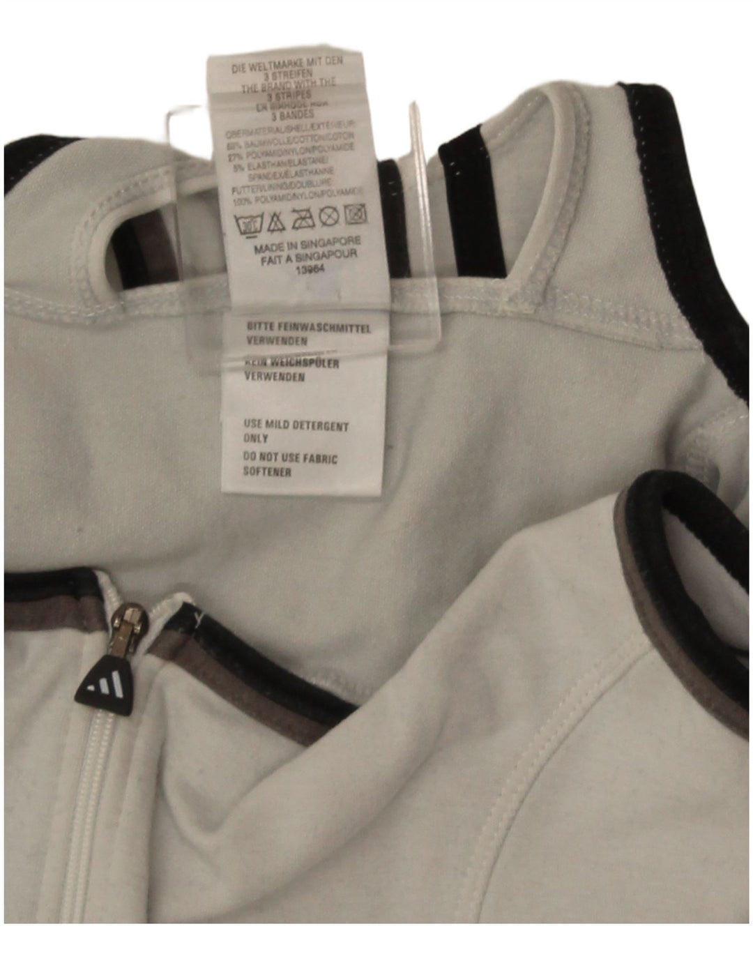 Adidas Dame Playsuit UK 10 Small Black Colourblock Bomuld