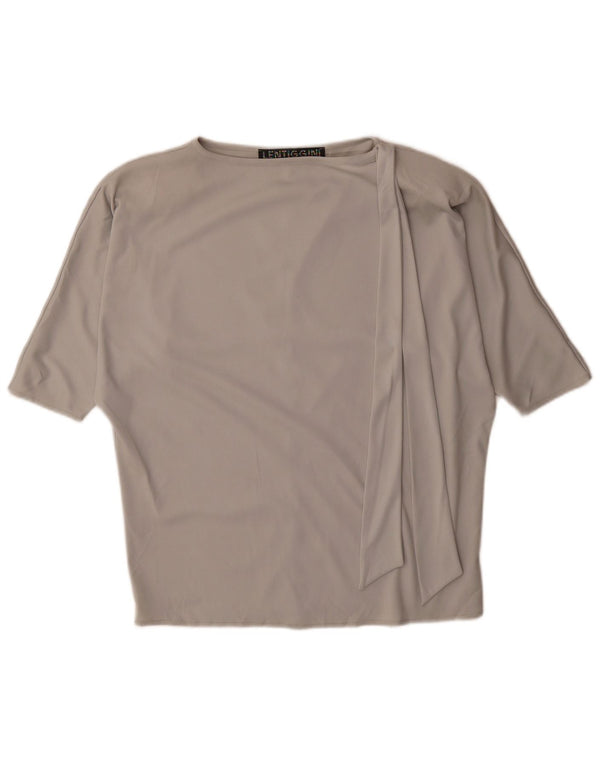 Vintage damebluse top UK 18 XL Grå