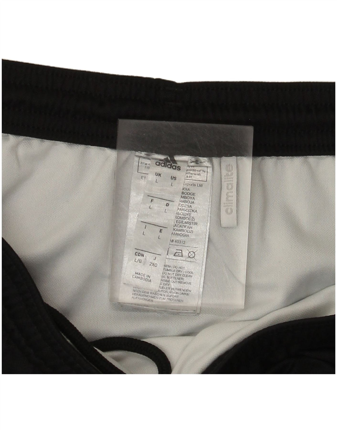 Adidas Herre Climalite Sportshorts Stor sort polyester