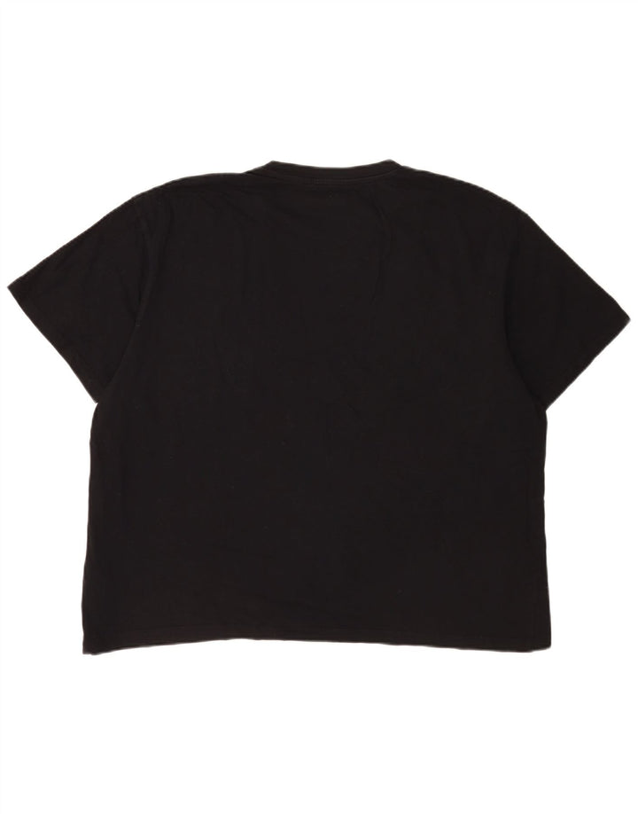 Wrangler Herre T-Shirt Top Stor Sort Bomuld