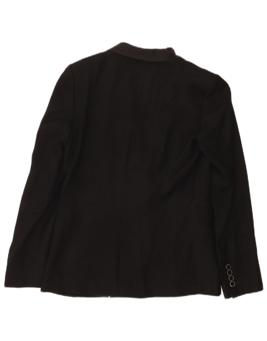 MASSIMO DUTTI Dame 1-knaps blazerjakke EU 36 XS Sort Uld